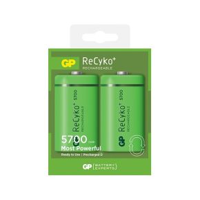 Įkraunami elementai GP Recyko 5700 mAh (D)