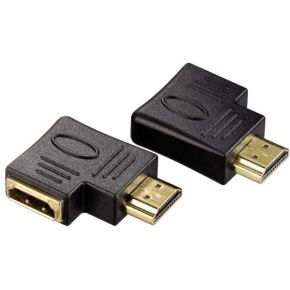 Adapteris perėjimas Hama HDMI kištukas - HDMI lizdas 90°kampu