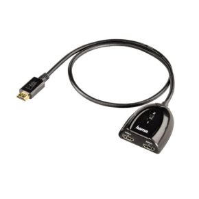 Adapteris daliklis Hama HDMI kištukas - 2x HDMI lizdas