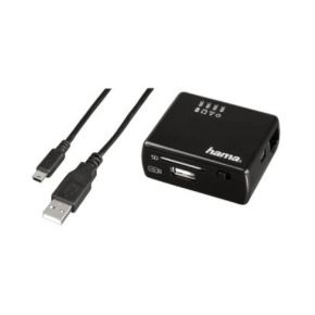 Atminties kortelių skaitytuvas Hama Wi-Fi SD USB