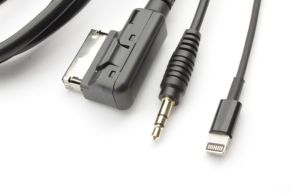 IPhone6-MB 3,5  įėjimo adapteris magnetolai MB 50cm