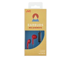 JVC, HA-F19M-RB-E, raudonos sp. dinaminės ausinės