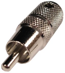Kištukas RCA metalinis prisukamas /RG-59/