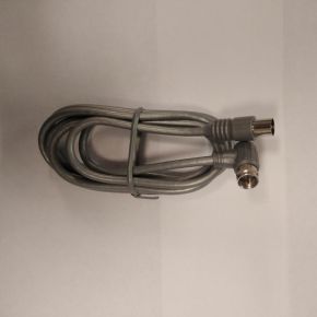 Laidas - kabelis TV antenai RF kištukas - F kištukas kampu 1.5m