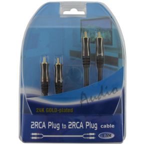 Laidas 2RCA-2RCA (6+2+6) 1.5m /XL/