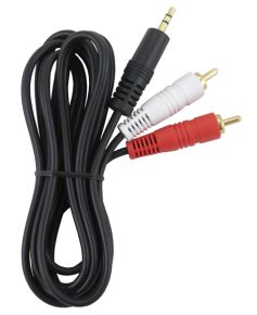 Jungiamasis laidas 3.5mm - 2x RCA 1.5m /auksinis/