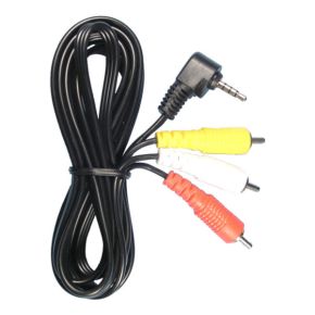 Jungiamasis laidas 3.5mm 4P - 3x RCA 1.5m | 3.5mm 4P kištukas - 3x RCA kištukai