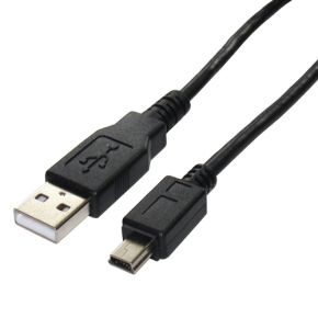 Laidas USB 2.0 A to mini USB 5p 1.0m