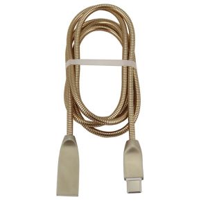 Laidas USB 2.0 A to USB-C 1.0m metalinis