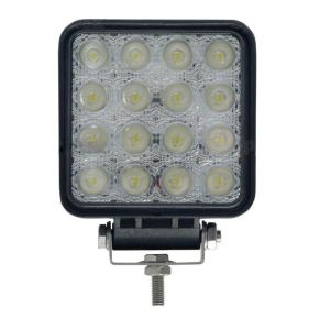 LED žibintas, kvadratinis 48W, 16x3W flood