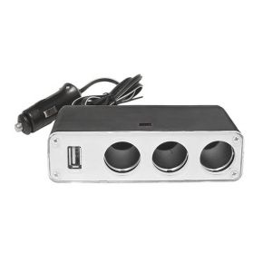 Automobilinis pridegiklio lizdo ilgiklis 1K-3L USB