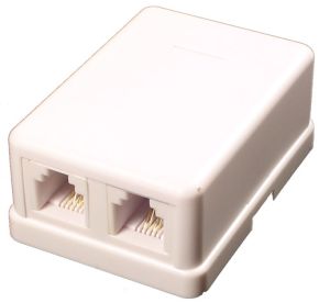 Telefono lizdas 2x 6P4C PN6-4 (2 lizdai)