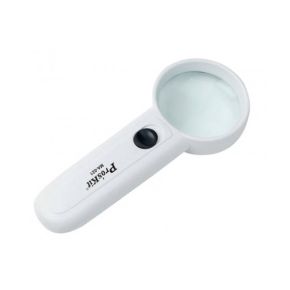 Padidinimo stiklas - lupa 3.5x su LED apšvietimu