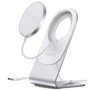 Magnetinis bevielis įkroviklis su stovu CHOETECH, 15W, iPhone 12
