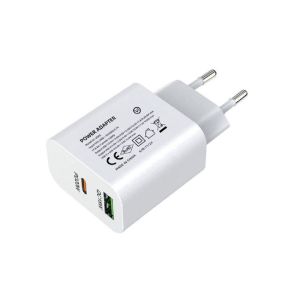 Maitinimo šaltinis SC-20AC USB A + USB C 20W PD+QC 220V