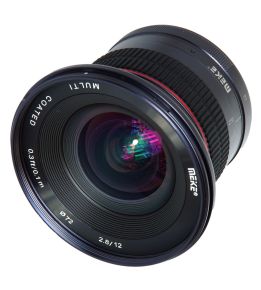 Itin plataus kampo objektyvas:12mm APS-C F2.8 EF-mount