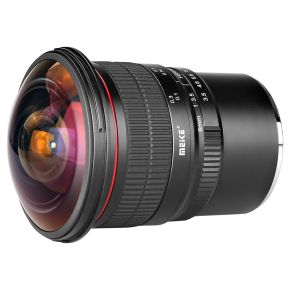 Fish-eye objektyvas: 8mm APS-C F3.5 EF-mount