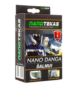 Nano danga šalmo stiklui