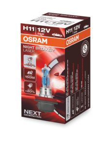 Osram lemputės Night Breaker Laser,+150%, H11, 55W, 1vnt 64211NL