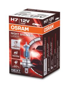 Osram lemputės Night Breaker Laser,+150%, H7, 55W, 1vnt 64210NL