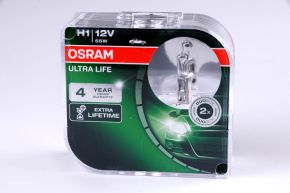 Osram lemputės ULTRA LIFE,  H1, 55W, DUO 64150ULT-HCB