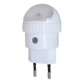 Naktinė lemputė 0.5 W LED su šviesos sensoriumi