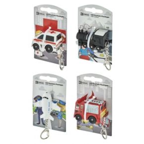 Rankinis prožektorius 1 LED 3xLR1130 (viduje) raktų pakabukas  P4708