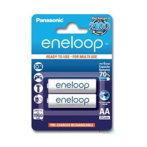 Įkraunami elementai Panasonic Eneloop HR6 1900 mAh (AA) 2vnt