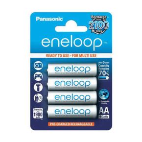Įkraunami elementai Panasonic Eneloop HR6 1900 mAh (AA) 4vnt