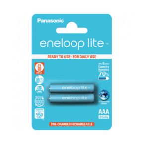 Įkraunami elementai Panasonic Eneloop Lite HR03 550 mAh (AAA) 2vnt