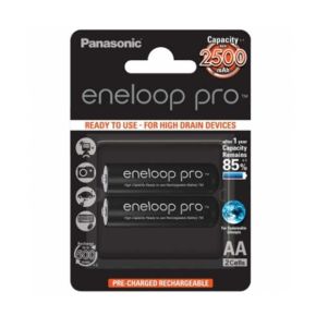 Įkraunami elementai Panasonic Eneloop Pro HR6 2500 mAh (AA) 2 vnt