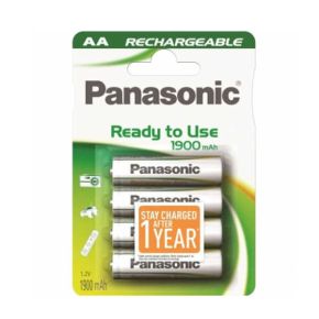 Įkraunami elementai Panasonic Ready to Use HR6 1900 mAh (AA) 4 vnt.