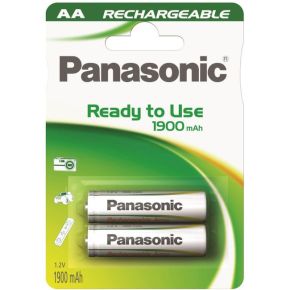 Įkraunami elementai Panasonic Ready to Use HR6 1900 mAh (AA) 2 vnt.
