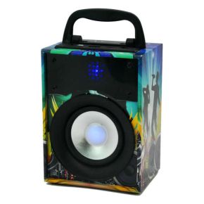 Grotuvas + FM radija + įkraunama nešiojama Bluetooth kolonėlė PARTY-DISCO1