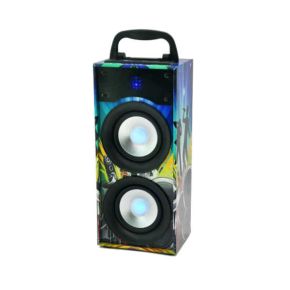 Grotuvas + FM radija + įkraunama nešiojama Bluetooth kolonėlė PARTY-DISCO2