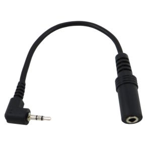 Perėjimas 2.5-3.5 (1K-1L) /stereo/ | adapteris 2.5mm kištukas stereo - 3.5mm kištukas stereo 0.15m