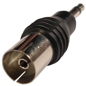 Perėjimas 3.5-TV (1K-1L) | adapteris 3.5mm kištukas - RF lizdas