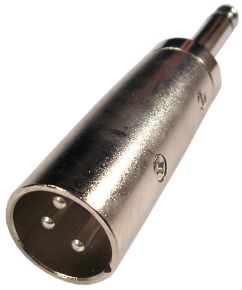 Perėjimas mikrofonui 6.3-3P (1K-1K) | adapteris 6.3mm kištukas - DIN3 kištukas