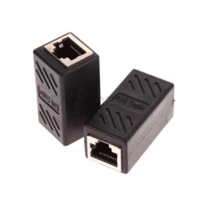 Adapteris - sujungimas 8P8C lizdas – 8P8C lizdas ekranuotas