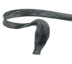 Pintas apsauginis kembrikas 3,0mm juoda , "Snake skin"