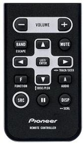 Pioneer, CD-R320 kortelės tipo distancinis pultas