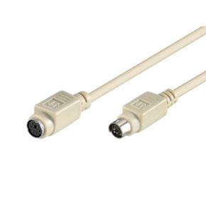 Laidas - pelės ir klaviatūros ilgiklis mini-DIN 6 kištukas (PS/2) - mini-DIN 6 lizdas (PS/2) 2m