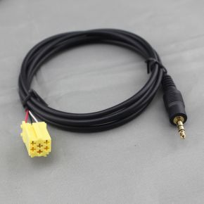 Renault AUX 3,5mm įėjimo adapteris per CD changer jungtį
