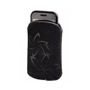 Universalus dėklas įmautė Hama Velvet Pouch Flower