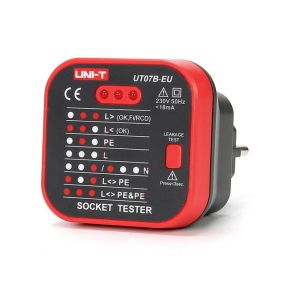 Testeris elektros tinklo lizdui Uni-T UT07B