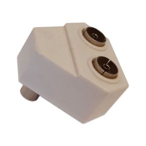 TV signalo sumatorius (1K-2L) RF kištukas - 2x RF lizdai