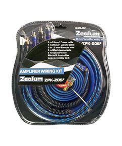ZEALUM, ZPK-20S2 laidų rinkinys garso stiprintuvui, 20mm²