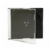 Tuščia CD dėžutė plona 5,2 mm juoda