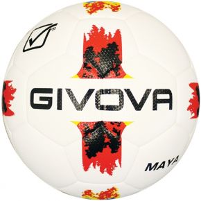 Futbolo kamuolys Givova Maya raudonas-juodas, dydis 5