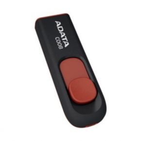 USB atmintinė raktas ADATA 32 GB USB 2.0 Black/Red